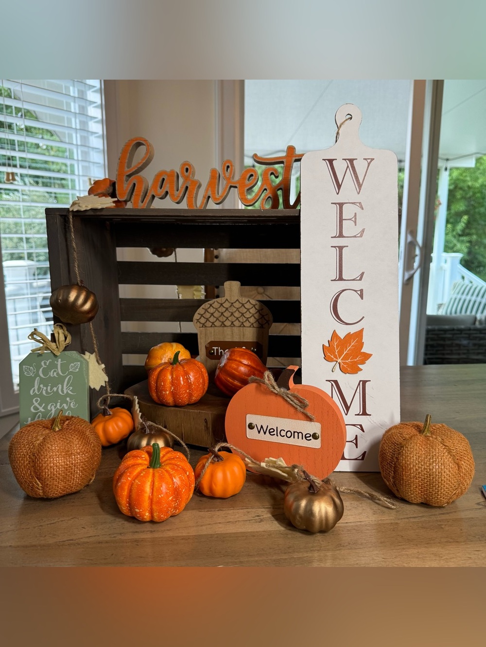 Harvest/Fall/Autumn Bundle of Decor items